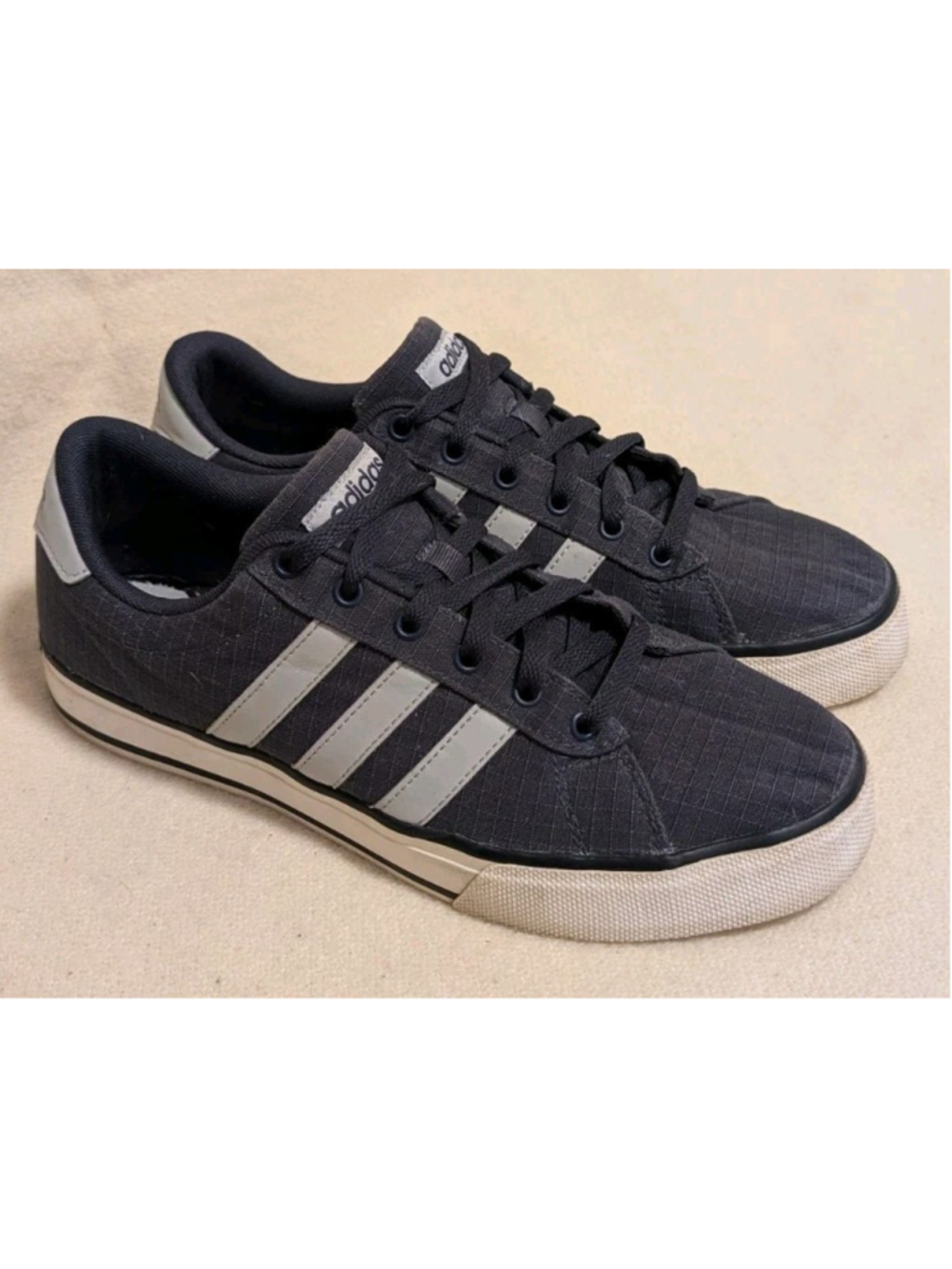 Adidas 2015 Neo SE Daily Vulc Casual Walking Sneakers Navy Men's Size 9 F83